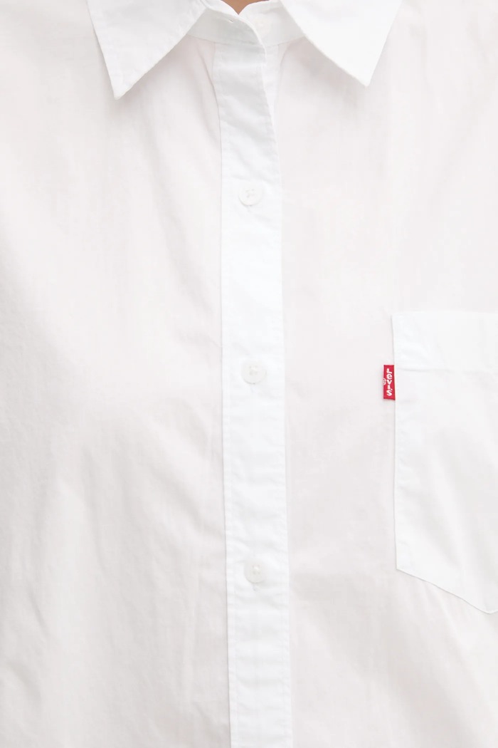 Levi's koszula bawełniana HARLIE NEW BF SHIRT 001HM biały