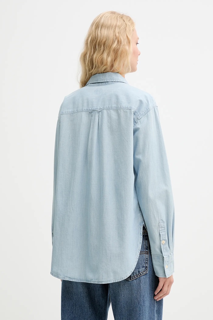 Ruházat Levi's pamut ing HARLIE NEW BF SHIRT 001HM kék