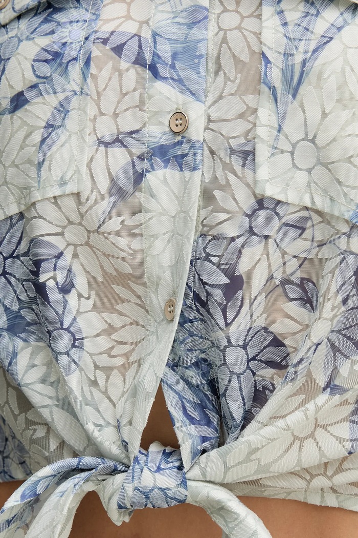 Košile Guess ADELAIDE W5GH03.WH4K2 béžová
