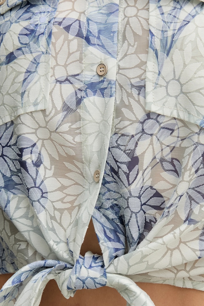 Košile Guess ADELAIDE W5GH03.WH4K2 béžová