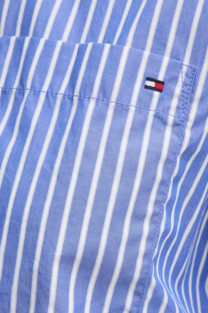 Bavlnená košeľa Tommy Hilfiger WW0WW44717 fialová