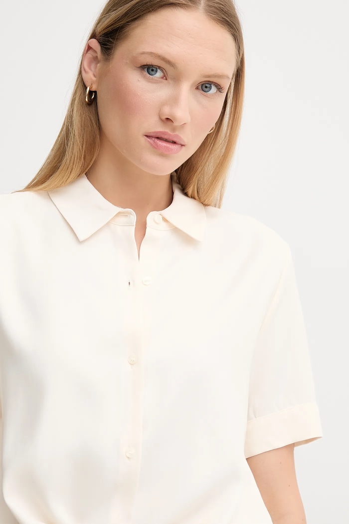 Košulja Tommy Hilfiger bež WW0WW44683