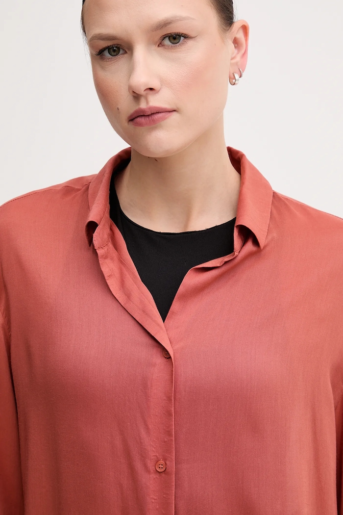 Tommy Hilfiger koszula pomarańczowy UW0UW05952
