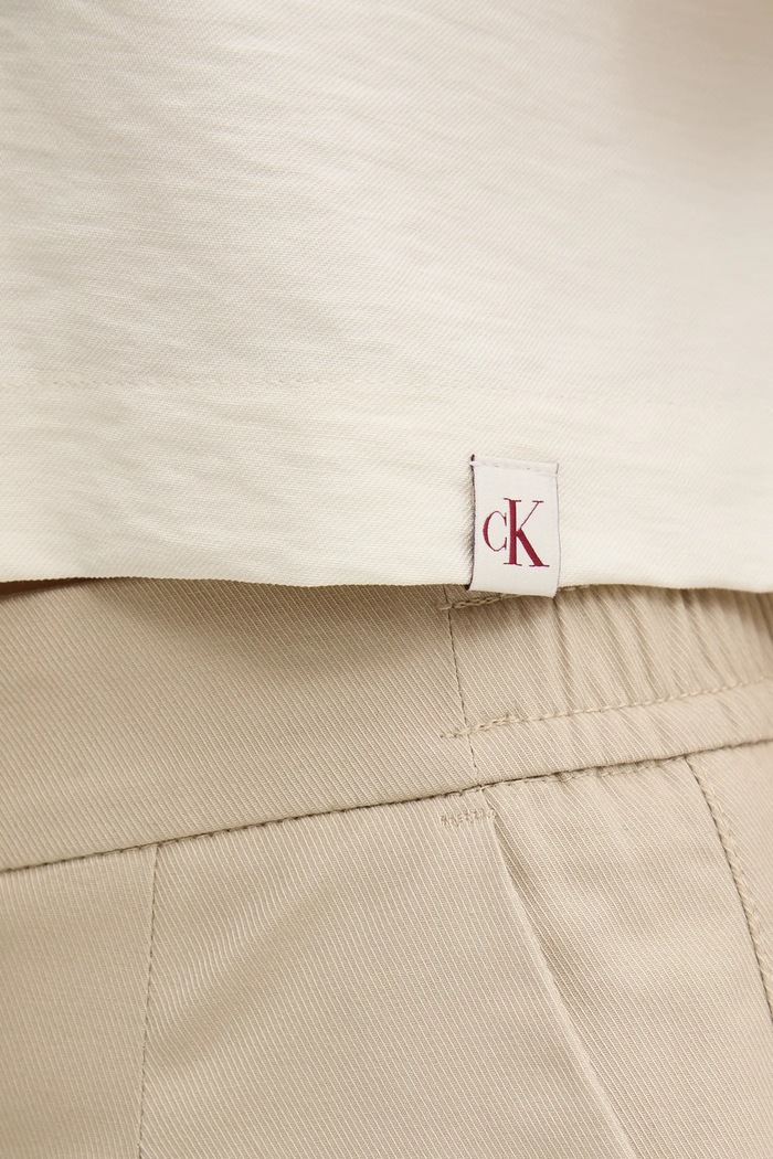 Риза Calvin Klein Jeans J20J225353 бежов