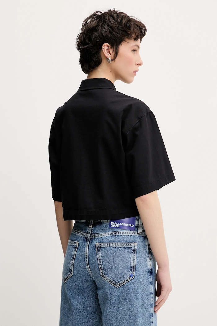 Odzież Karl Lagerfeld Jeans koszula A2W11001 czarny