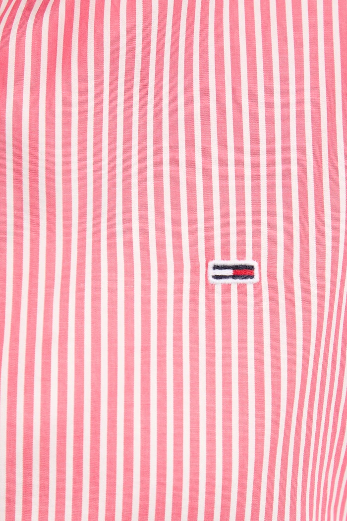 Pamučna košulja Tommy Jeans DW0DW20290 roza