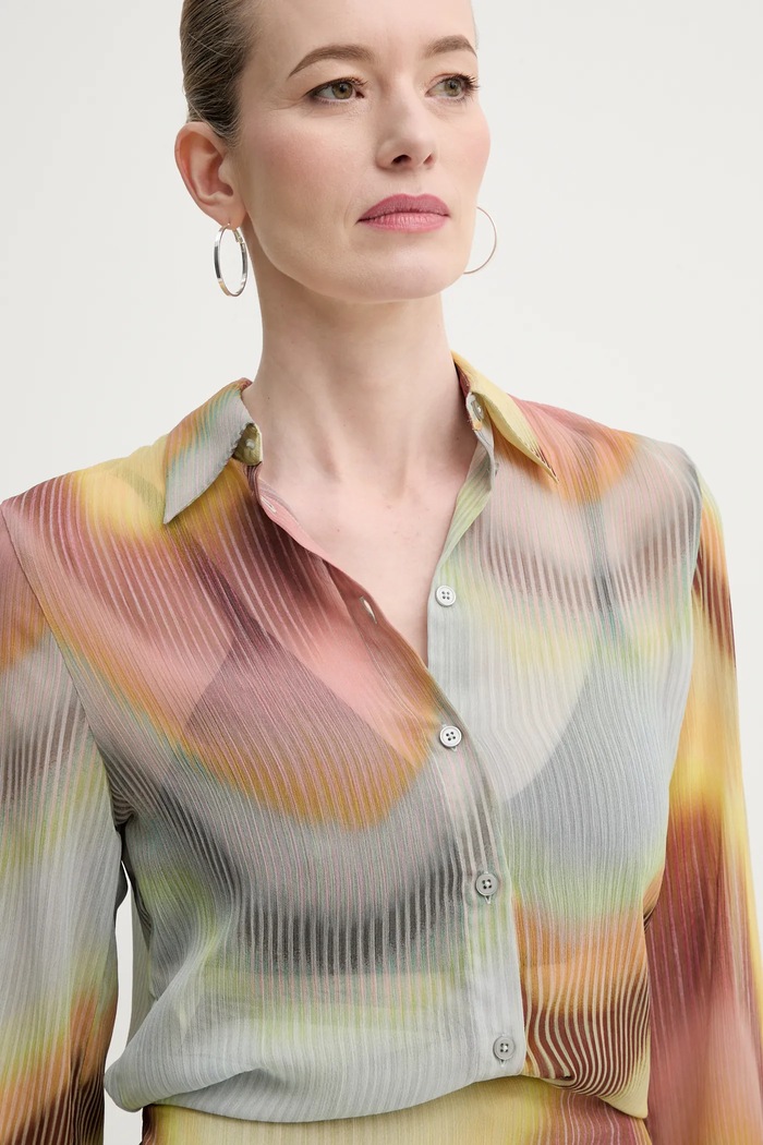 Košeľa PS Paul Smith modrá W2R.335B.P31285