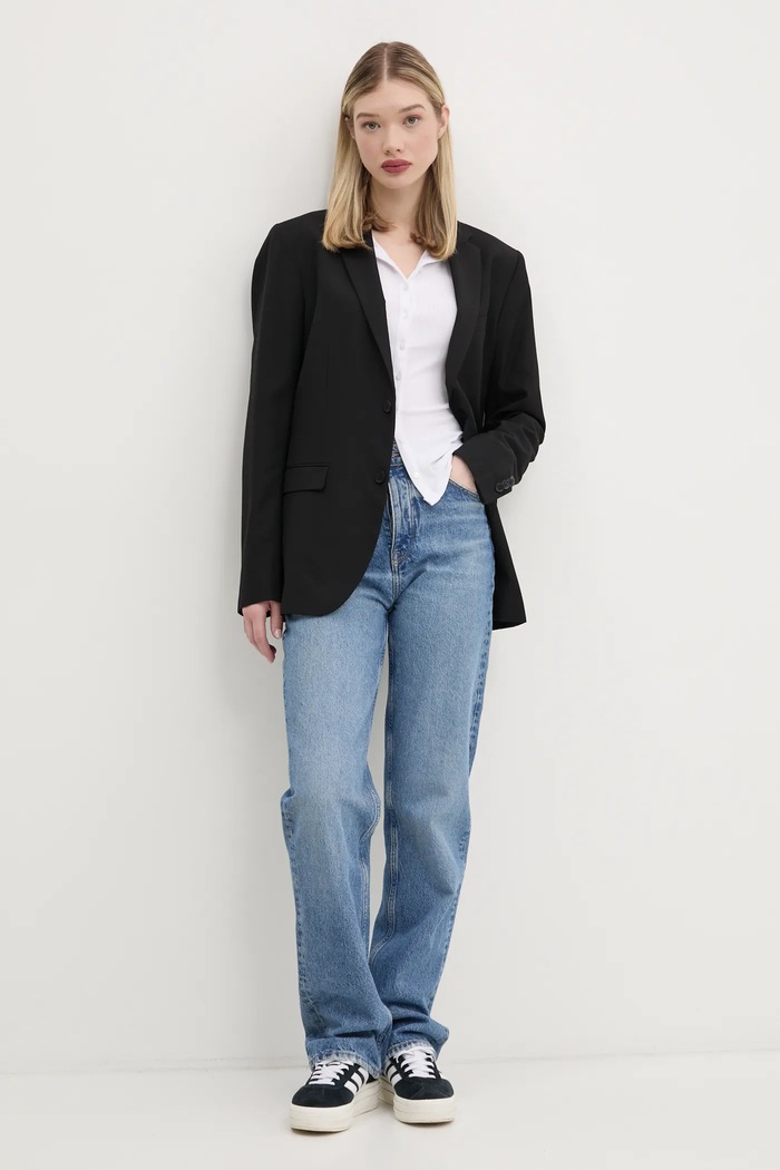 Blúzka Abercrombie & Fitch KI139.5202.100 biela SS25