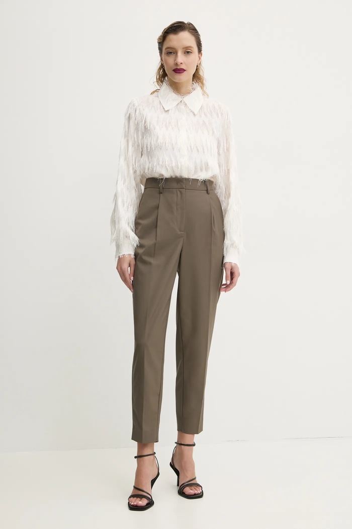 Košile Bruuns Bazaar BBW4397 béžová SS25