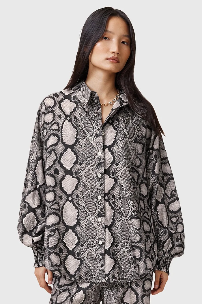 Košile AllSaints CHARLI regular vícebarevná W006PC