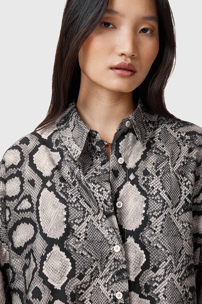 Košile AllSaints CHARLI W006PC vícebarevná SS25