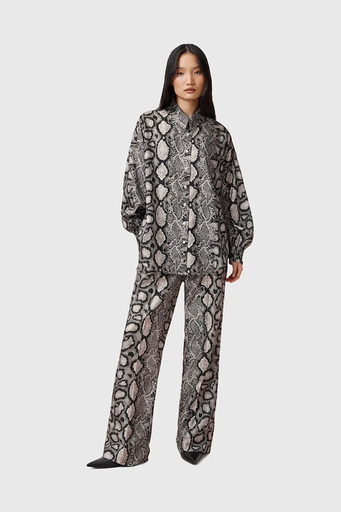 Košile AllSaints CHARLI W006PC vícebarevná