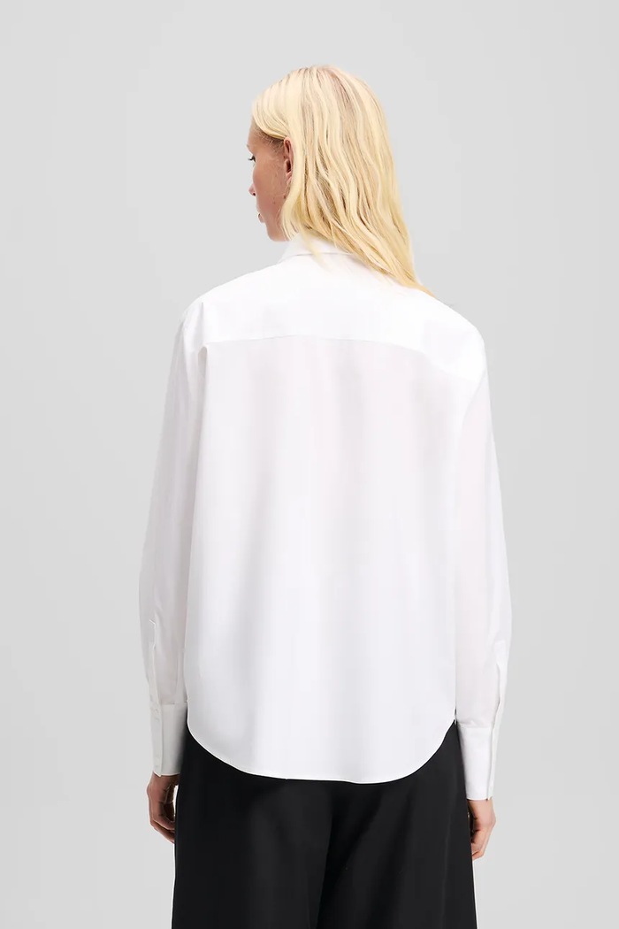 Karl Lagerfeld pamut ing A2W11011 fehér SS26