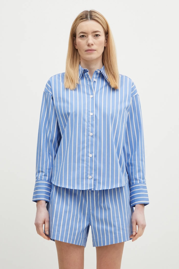 Axel Arigato shirt Tailor Striped Shirt classic blue A2869001