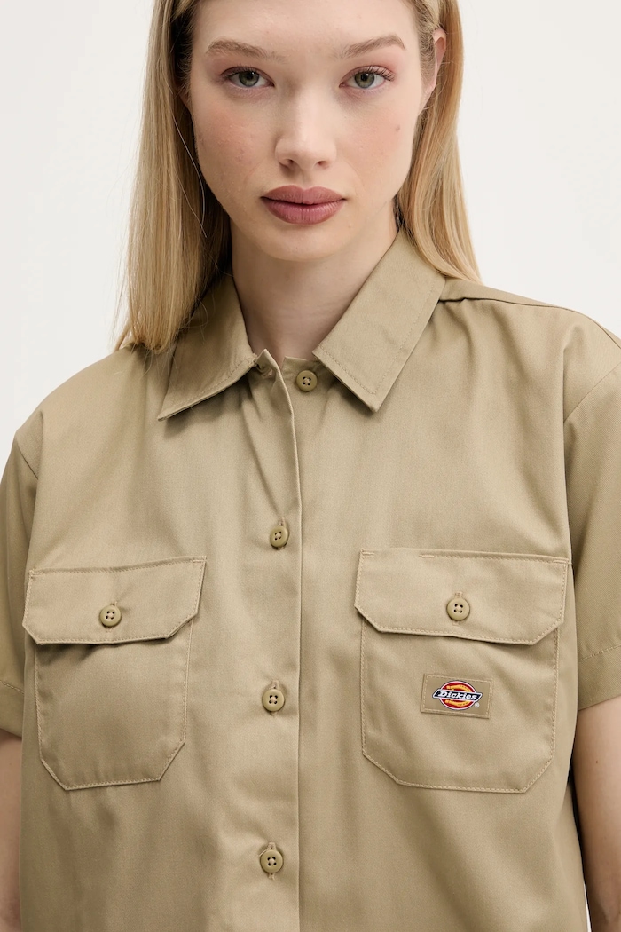 Košeľa Dickies zelená DKDFS573KHK1