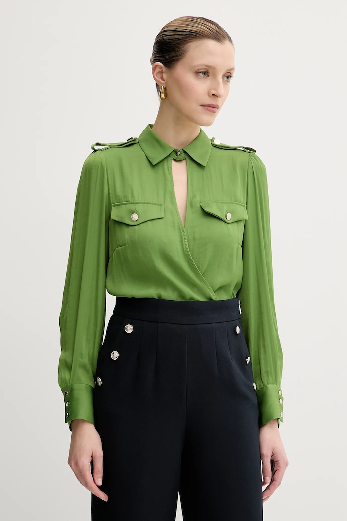 Morgan Bluză OMIKI verde OMIKI