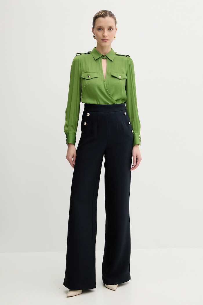 Morgan Bluză OMIKI OMIKI verde SS25