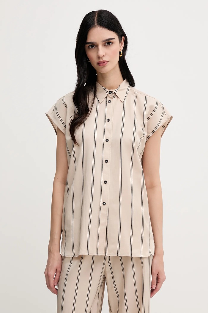 Πουκάμισο Marc Aurel casual μπεζ 6302.1002.93421