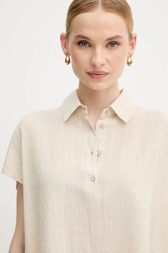 Bluza United Colors of Benetton bež 5ONVDQ0BQ
