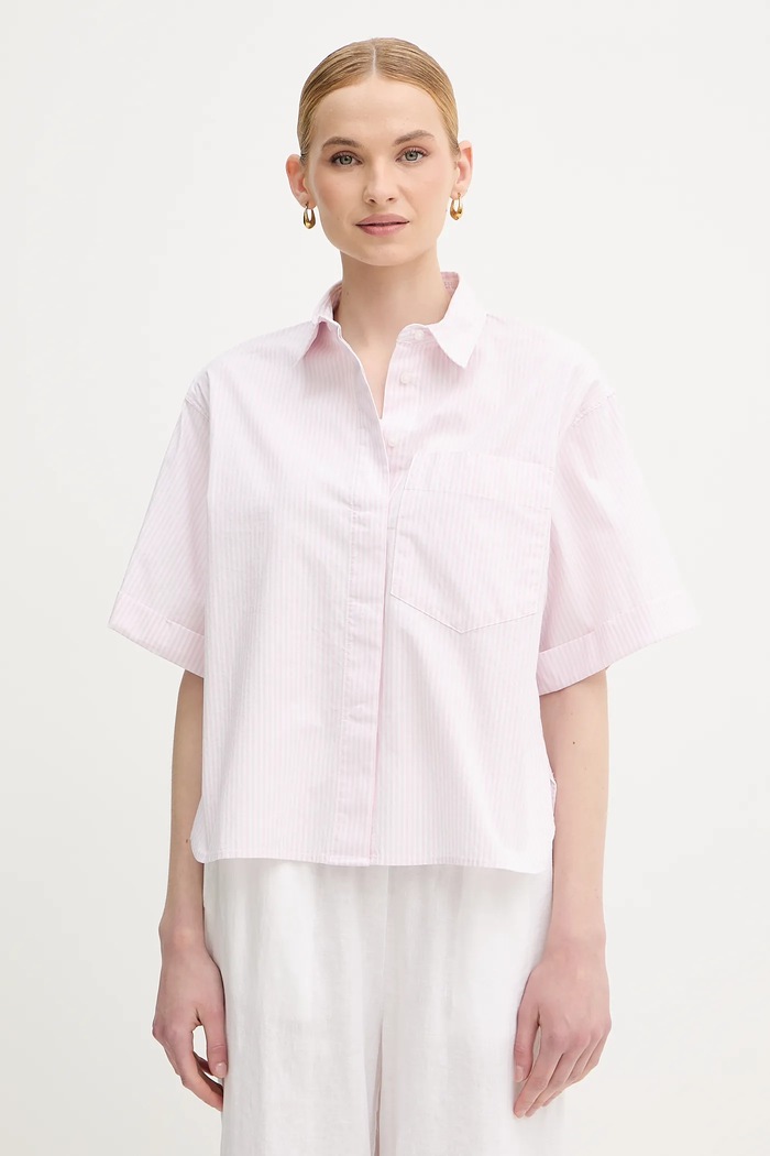 Košile United Colors of Benetton regular růžová 5SZRDQ0C0