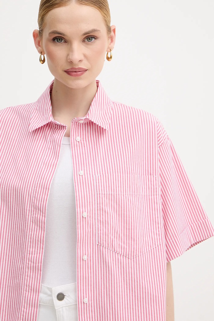 Košulja United Colors of Benetton roza 5SZRDQ0C0