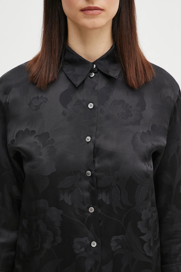 Шелковая рубашка Kenzo чёрный FF52CH2549JR.99