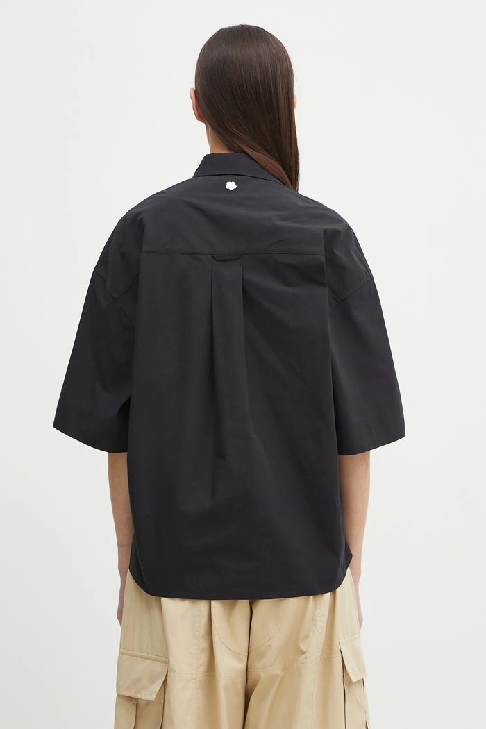 Одежда Хлопковая рубашка Kenzo FF52CH2589LB.99 чёрный