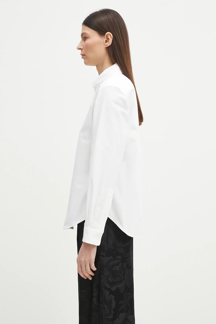 Бавовняна сорочка Kenzo FF52CH2649LO.01 білий SS25