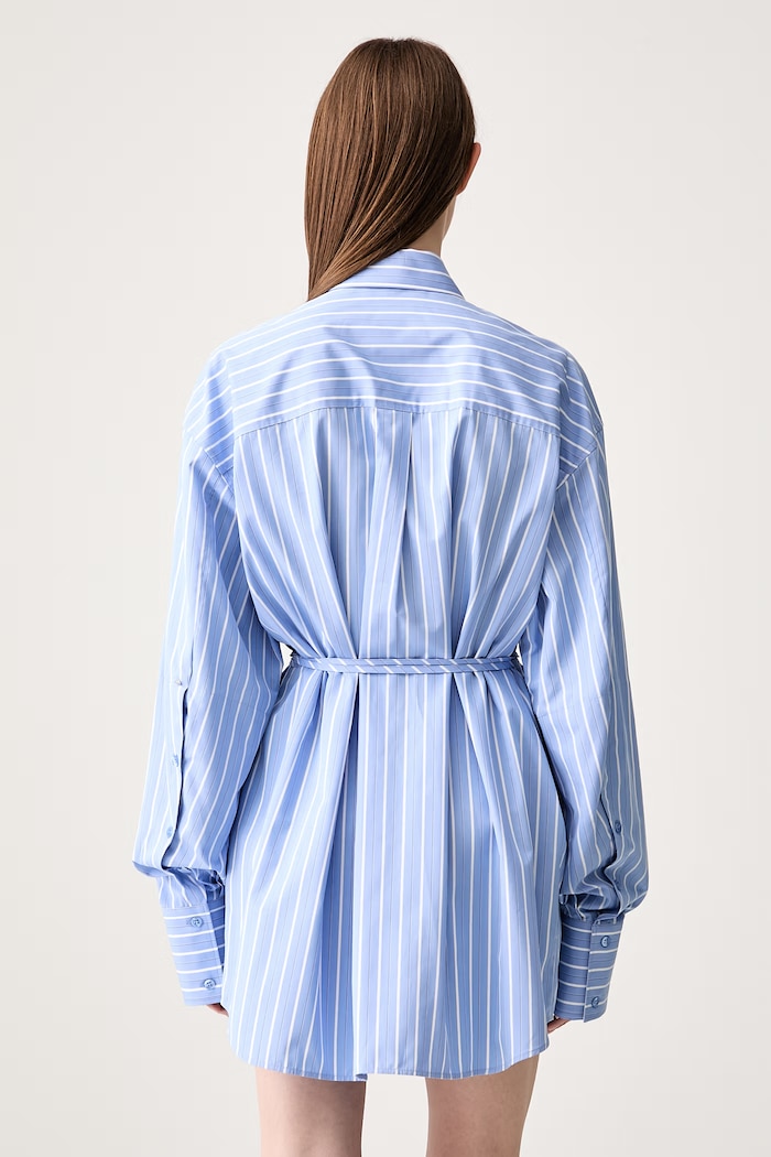 Clothing Sportmax Firma shirt cotton Women's 2512191051600 blue