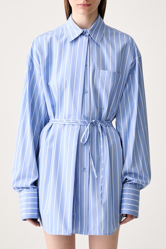 Sportmax Firma shirt cotton Women's blue 2512191051600