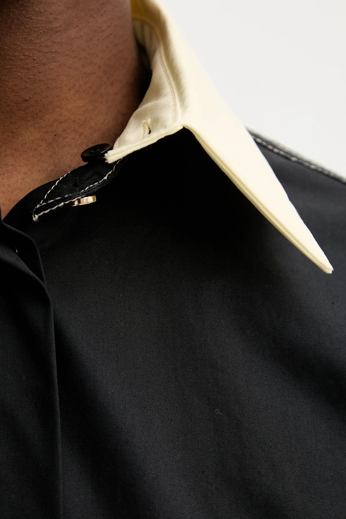 Sportmax cotton shirt Myovid2 2512191062600 black