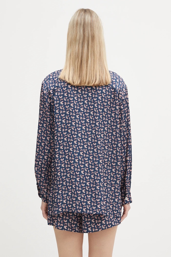 Abbigliamento A.P.C. camicia Chemise Gabrielle VIALN.F12607 blu navy