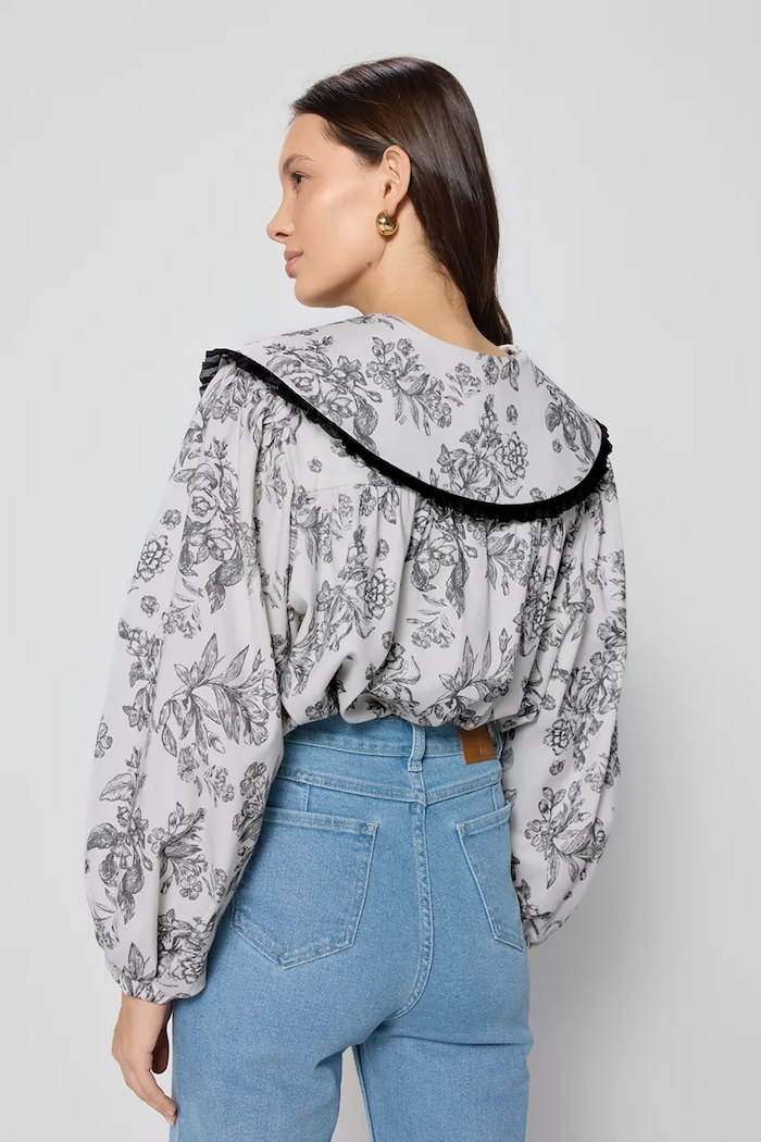 Βαμβακερό πουκάμισο Bizuu BELLIANO BANDO BELLIANO.BANDO.BIA.SS25 λευκό SS25