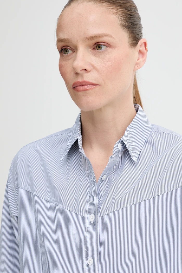 Levi's pamut ing HARLIE NOVELTY BF SHIRT kék 001NI