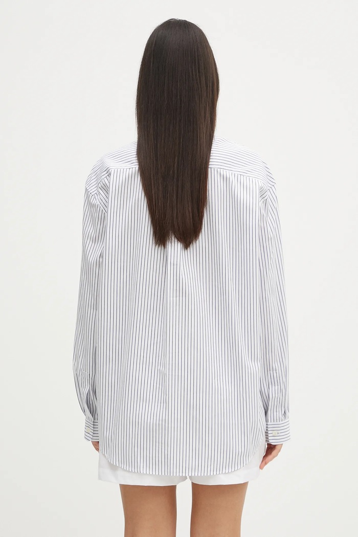 Clothing Sporty & Rich cotton shirt Src Oversized SI006606302ST02 blue