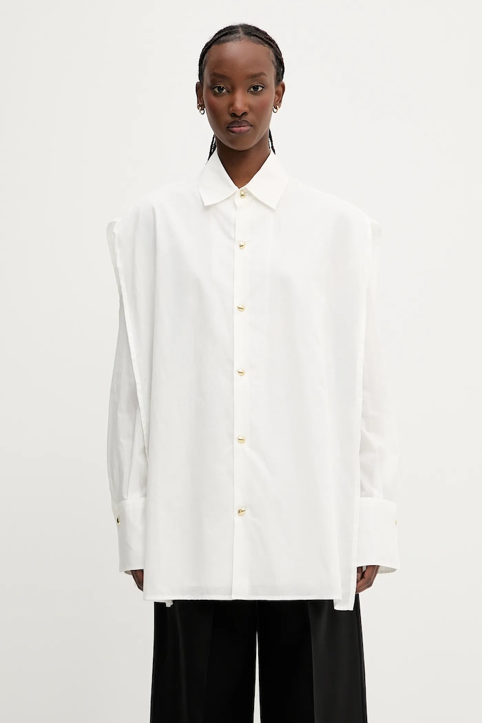 DARKPARK cotton shirt Blanca cotton white WSH09.FAC64