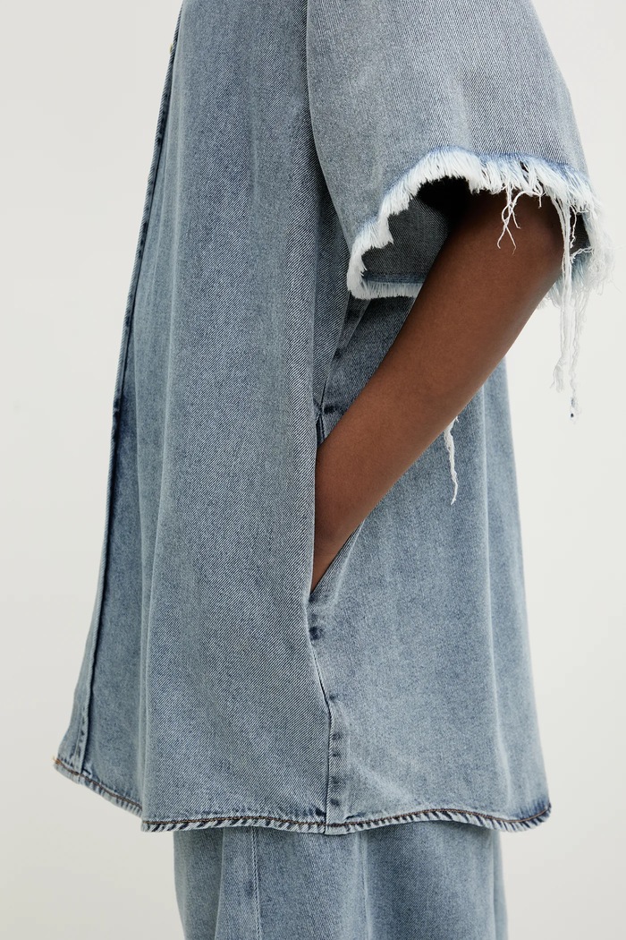 DARKPARK cămașă jeans Tina WSH03.TBL01W021 albastru