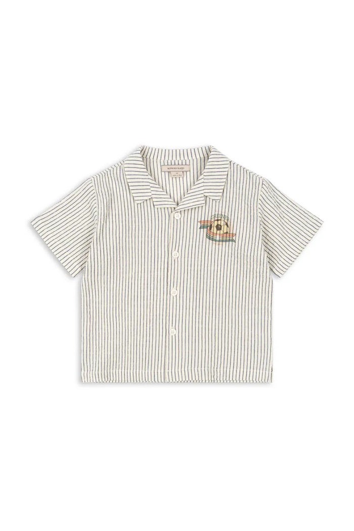 Košulja Konges Sløjd ELLIOT SS SHIRT GOTS KS103069 plava SS25