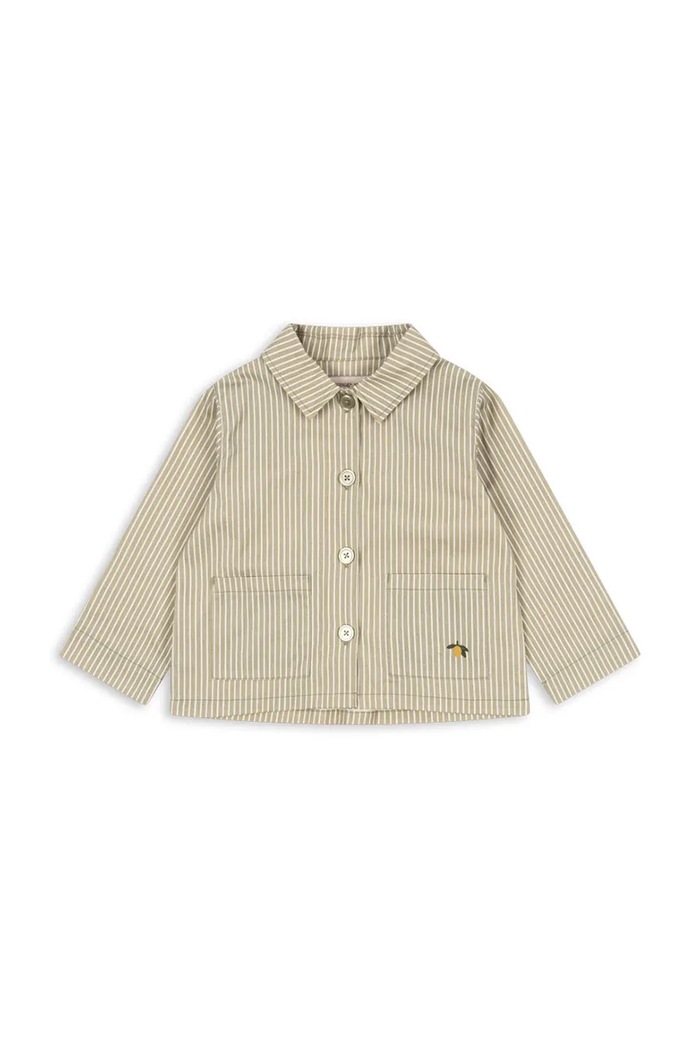 Košeľa Konges Sløjd FRANKIE OVER SHIRT GOTS KS103249 béžová SS25