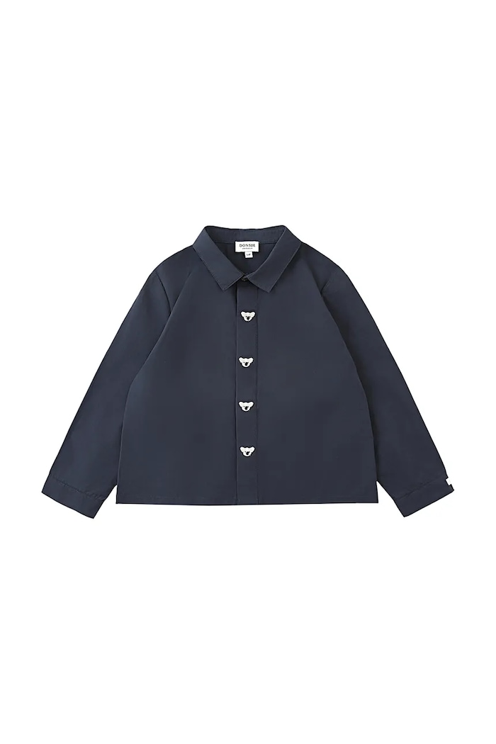 Donsje koszula bawełniana niemowlęca Lauden Shirt Koala 4096502.68.92 granatowy SS25