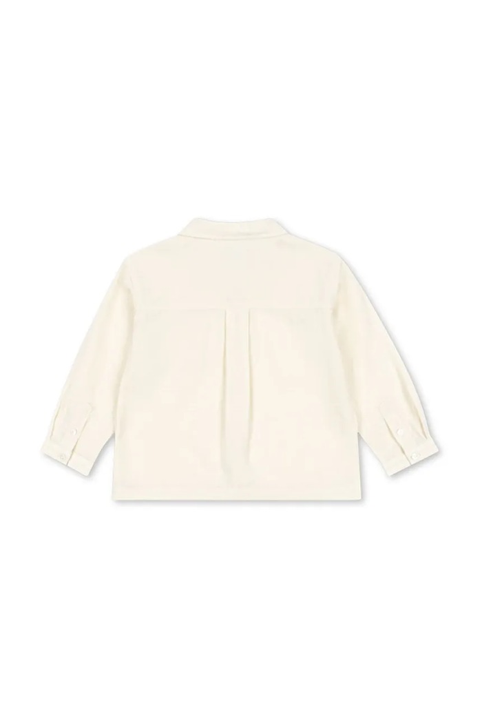 Detská ľanová košeľa Konges Sløjd CELEBRATION FRANZEN SHIRT KS103570 béžová SS25