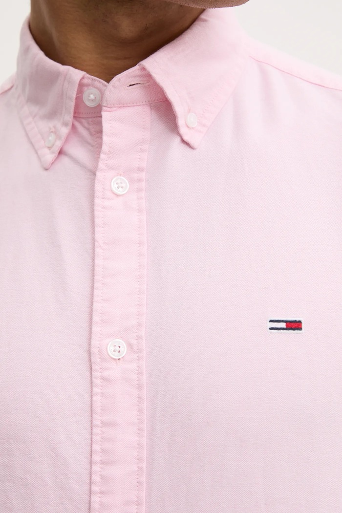 Košile Tommy Jeans DM0DM20667 růžová