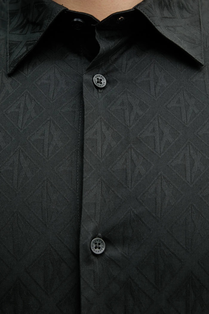 Armani Exchange koszula bawełniana XM000197.AF12179 zielony