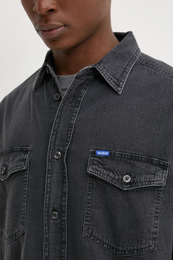 HUGO Blue koszula jeansowa 50534179