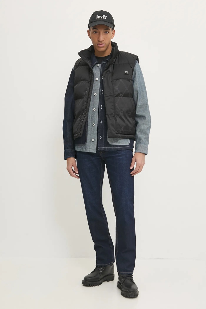 HUGO Blue koszula jeansowa 50534188 granatowy SS25