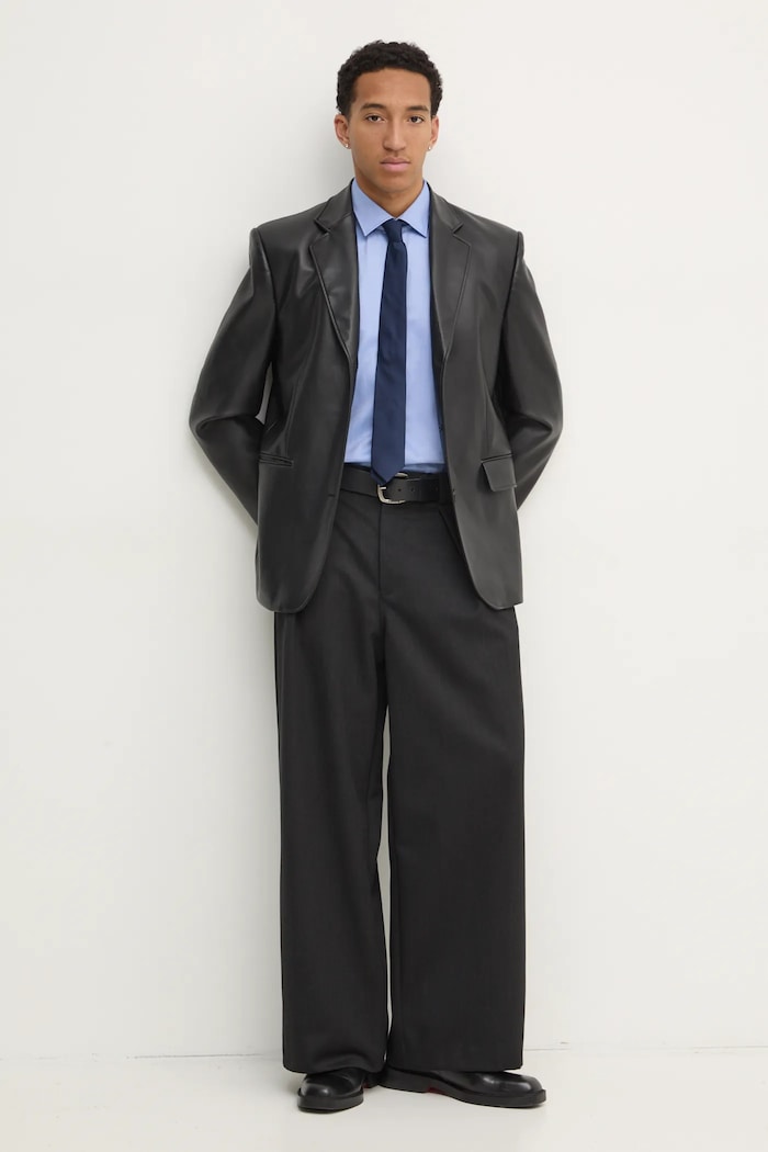Oblečení Bavlněná košile HUGO 50534066 modrá