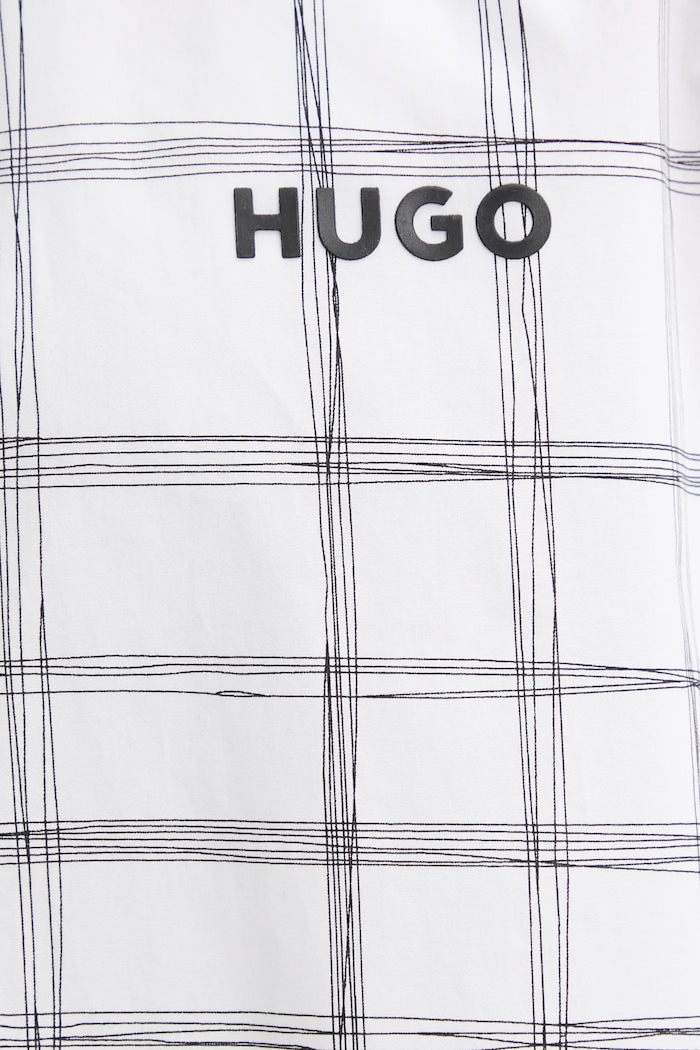 HUGO koszula bawełniana 50534286 biały