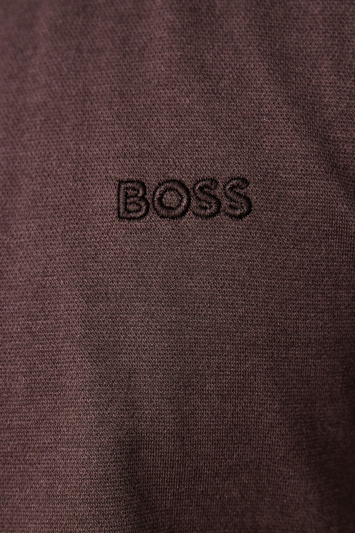 Πουκάμισο ανδρικό βαμβακερό Mysoft_2_M BOSS Orange καφέ 50519748