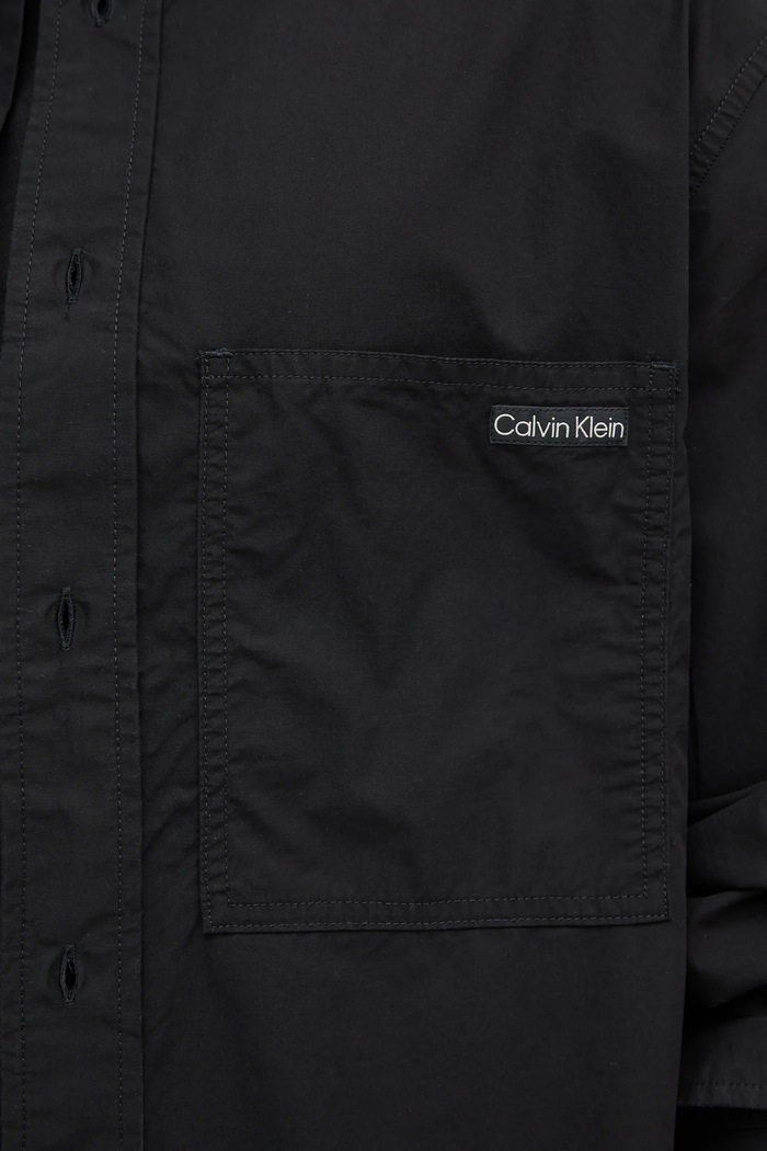 Calvin Klein Jeans koszula bawełniana J30J326721 czarny
