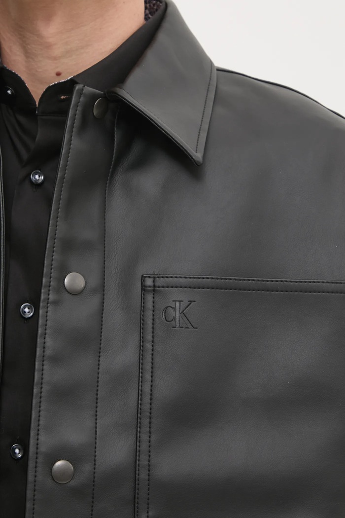 Calvin Klein Jeans Camasa J30J326731 negru SS25